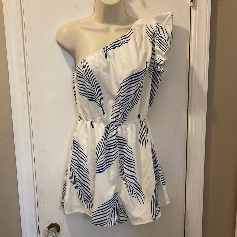 Shein one shoulder romper shortall 4  25-304-03